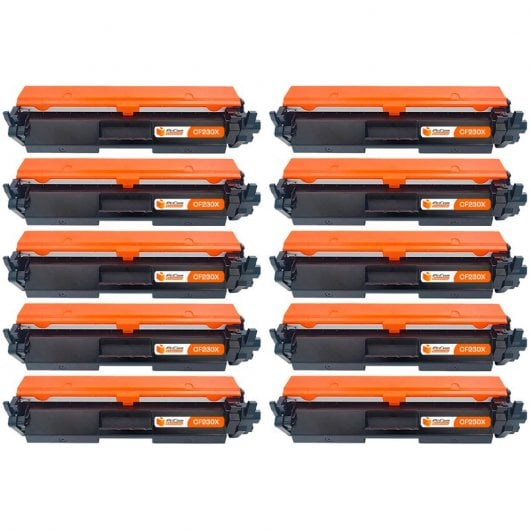 Pccom Essential HP CF230X Tóner Compatible Negro Pack 10