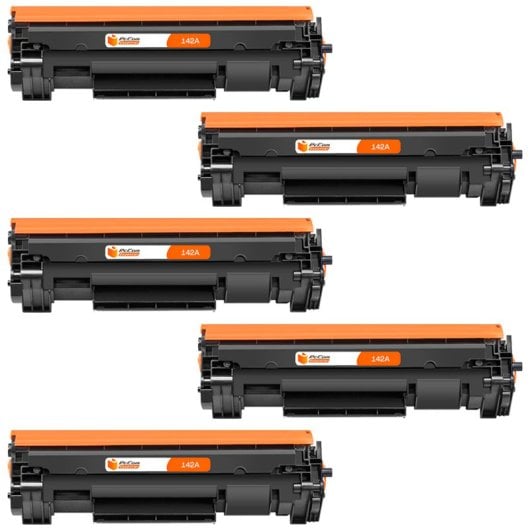 Pccom Essential HP 142A/W1420A Tóner Compatible Negro Pack 5