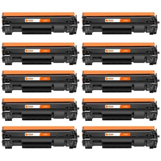 PcCom Essential HP 142A/W1420A Tóner Compatible Negro Pack 10