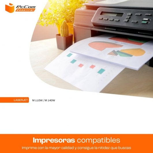 Pccom Essential HP 142A/W1420A Tóner Compatible Negro Pack 2