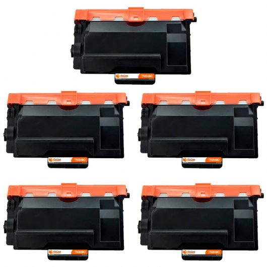 Pccom Essential Brother TN3430/TN3480 Tóner Compatible Negro Pack 5