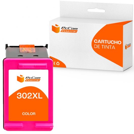 Pccom Essential HP 302XL Cartucho Tinta Compatible Tricolor