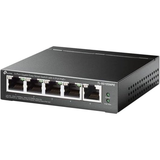 Switch TP-Link TL-SG105MPE 5 Portas Gigabit 4 PoE+ L2 Easy Smart