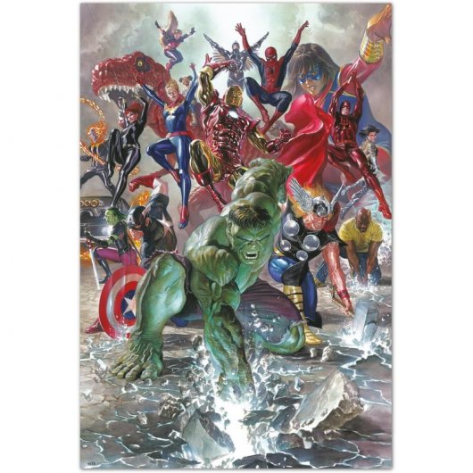 Erik Póster Marvel Los Vengadores Marvel Legacy By Alex Ross 91.5x61cm
