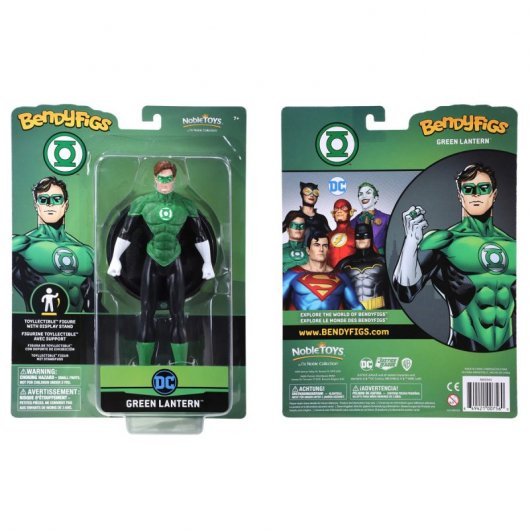Noble Collection DC Comics Figura Flexible de Linterna Verde 19cm