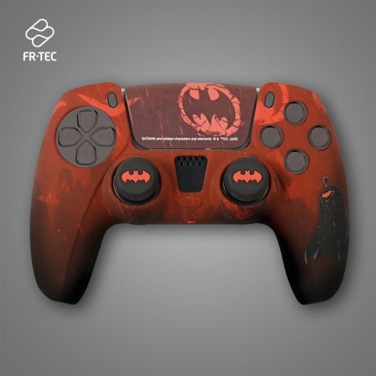 FR-TEC Batman Silicona + Grips + Sticker para PS5