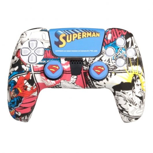 FR-TEC Superman Silicone + Impugnature + Adesivo per PS5