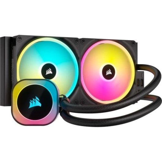 Refrigeração Líquida Corsair iCUE LINK H115i RGB 280mm 2 Ventoinhas RGB