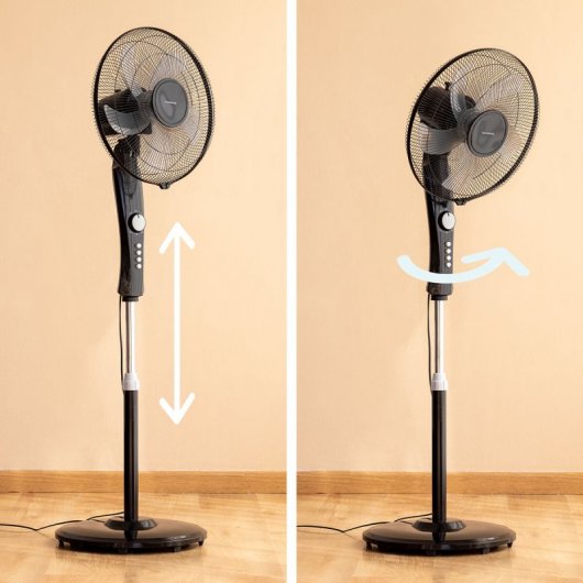 Innovagoods Breezinn Ventilador de Pie 45W Negro