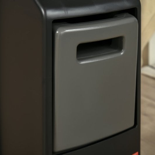 Homcom Ventilador de Pie Oscilante con Nebulizador 90W Negro