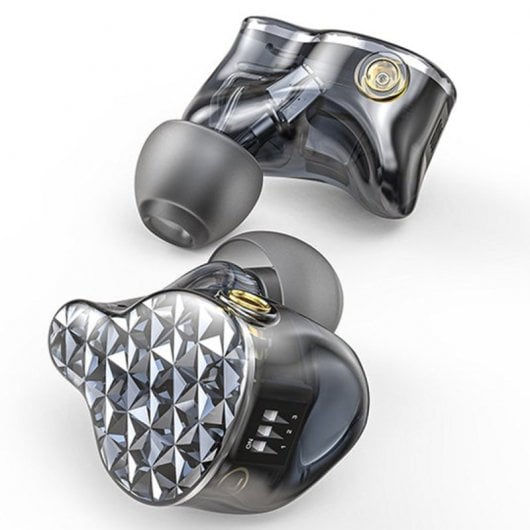 Cuffie intrauricolari HiFi FiiO FA9 Nero/Argento