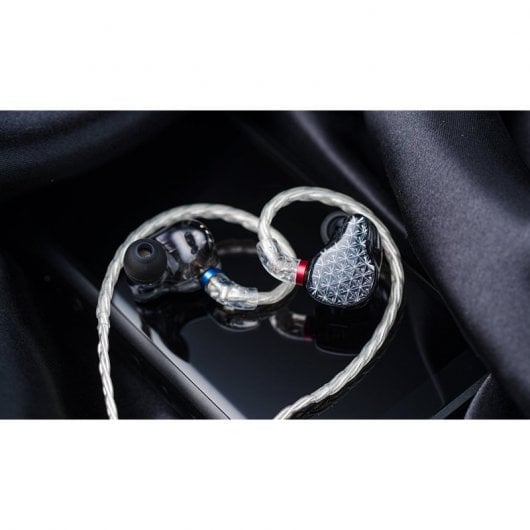 Cuffie intrauricolari HiFi FiiO FA9 Nero/Argento