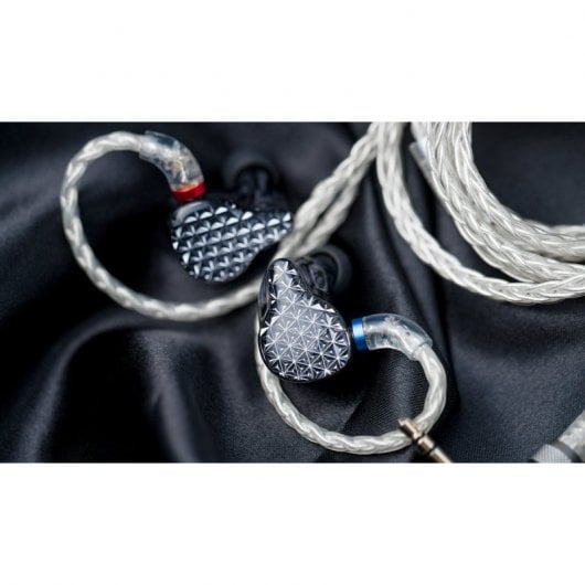 Cuffie intrauricolari HiFi FiiO FA9 Nero/Argento