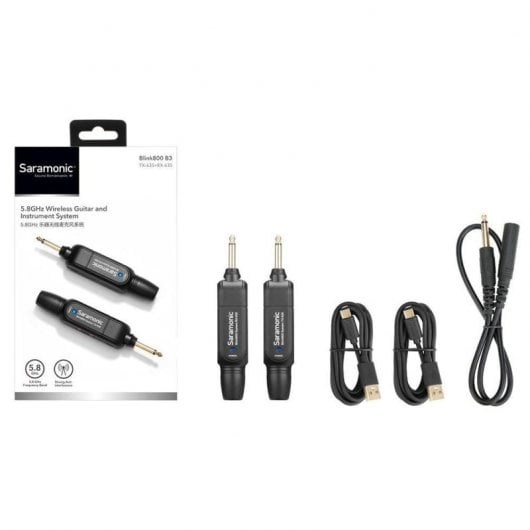 Saramonic Blink800 B3 Sistema de Microfone Sem Fios para Instrumentos