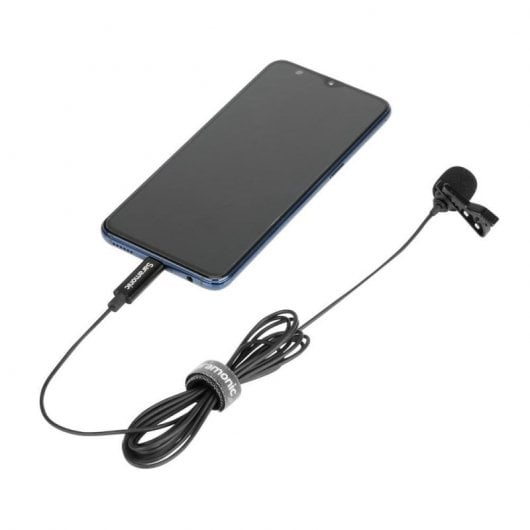 Microfono da bavero USB-C Saramonic LavMicro U3A 2 m Nero