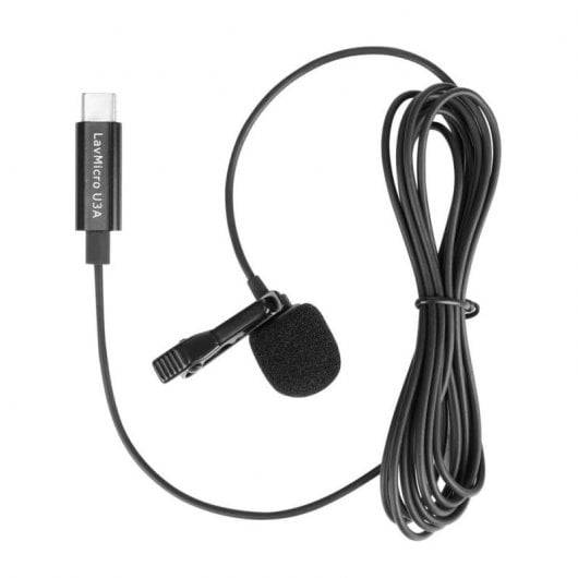 Microfono da bavero USB-C Saramonic LavMicro U3A 2 m Nero