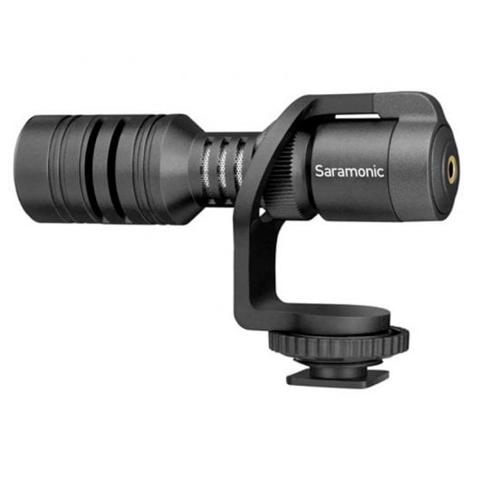 Saramonic Vmic Mini Microfone TRS de Condensador para Câmaras DLSR