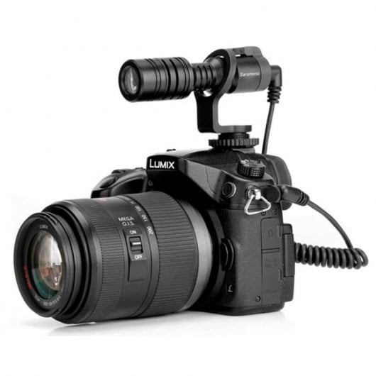 Saramonic Vmic Mini Microfone TRS de Condensador para Câmaras DLSR