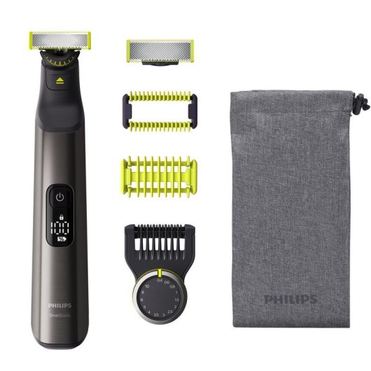 Tondeuse Homme Philips OneBlade Pro 360 QP6551/15 Sans Fil 120min 14 Longueurs Etanche