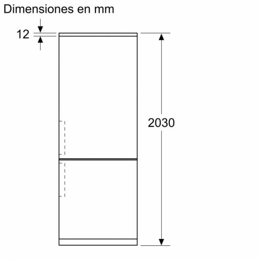 Bosch Serie 6 KGN49LBCF Frigorífico Combi C Negro