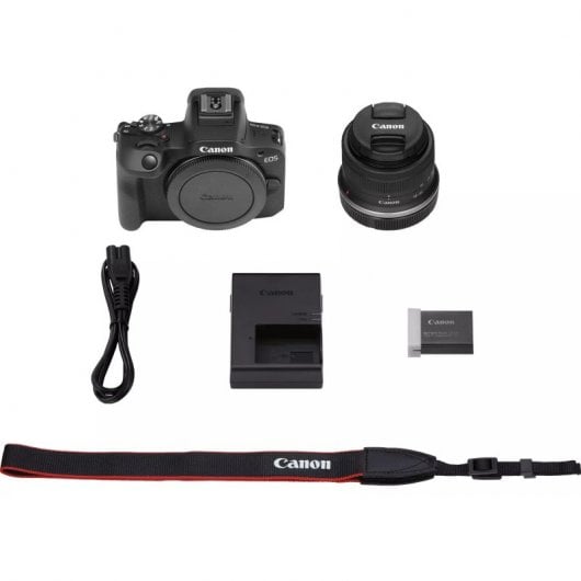 Canon EOS R1001 + RF-S 18-45mm F4.5-6.3 IS STM Kit MILC 24,1 MP CMOS 6000 x 4000 Pixel Nero