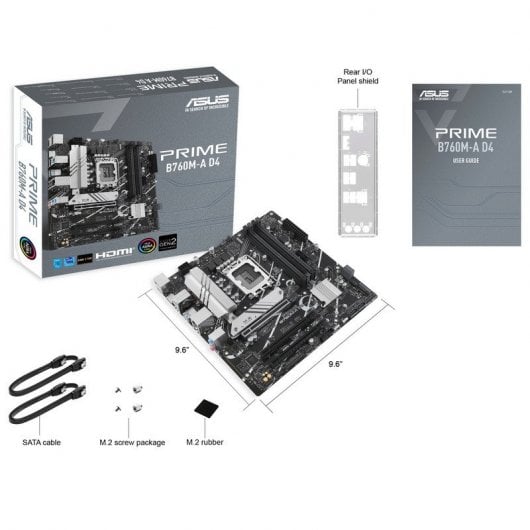 ASUS PRIME B760M-A D4-CSM Intel B760 LGA 1700 micro ATX