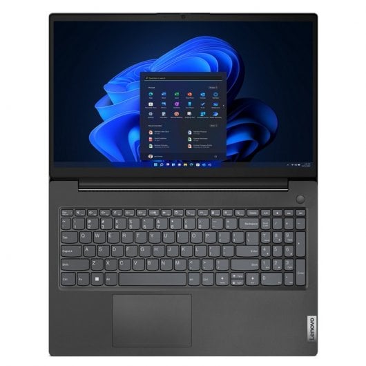 Lenovo V V15 7520U Computer portatile 39,6 cm (15.6") Full HD AMD Ryzen™ 5 8 GB LPDDR5-SDRAM 256 GB SSD Wi-Fi 5 (802.11ac) Windows 11 Home Nero