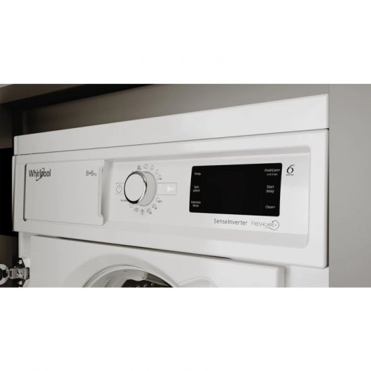Whirlpool BI WDWG 861485 EU Máquina de Lavar e Secar Roupa De Encastre 8Kg/6Kg D