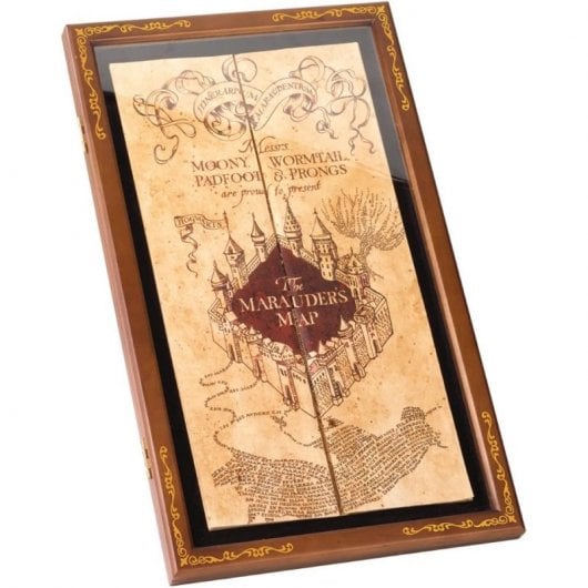 Noble Collection Harry Potter Vitrina para el Mapa Merodeador