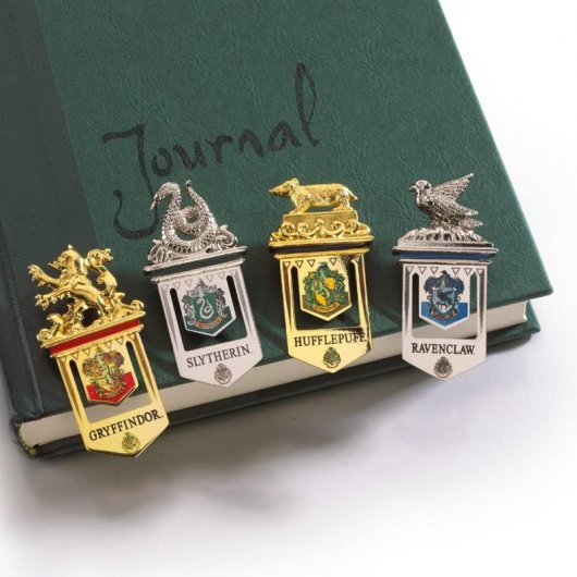 Noble Collection Harry Potter Set Marcadores de Páginas Hogwarts