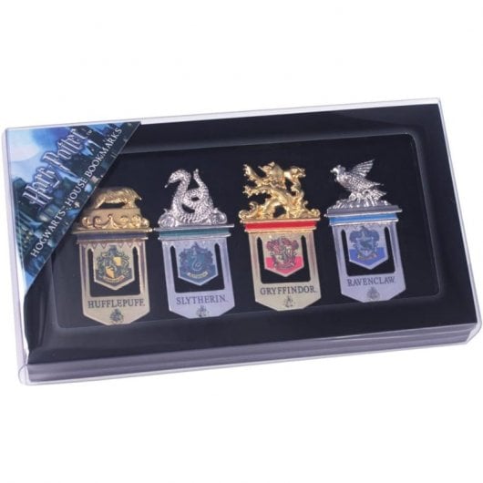 Noble Collection Harry Potter Set Marcadores de Páginas Hogwarts