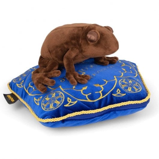 Noble Collection Harry Potter Peluche y Almohada de Rana de Chocolate