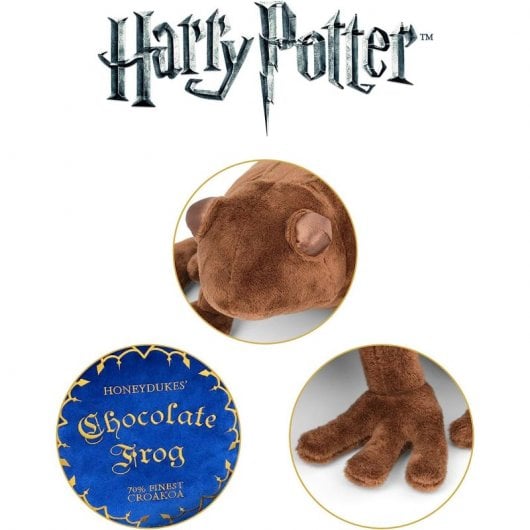 Noble Collection Harry Potter Peluche y Almohada de Rana de Chocolate