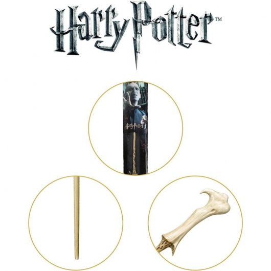 Collezione Noble Bacchetta magica di Harry Potter Voldemort in scatola con finestra