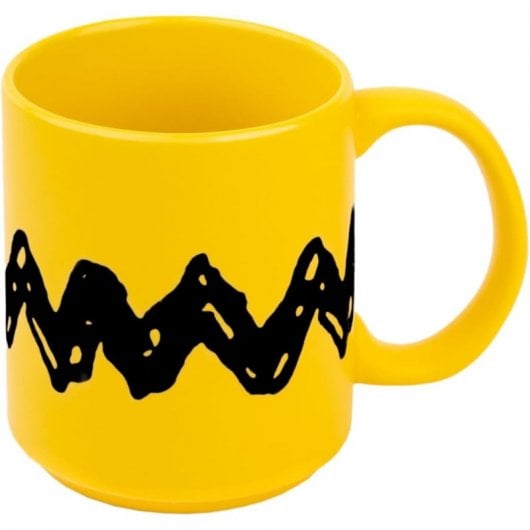 Erik Snoopy Taza con Diseño Camiseta de Charlie Brown