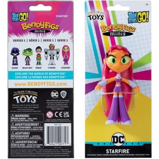 Noble Collection DC Comics Los Jóvenes Titanes Mini Figura Starfire