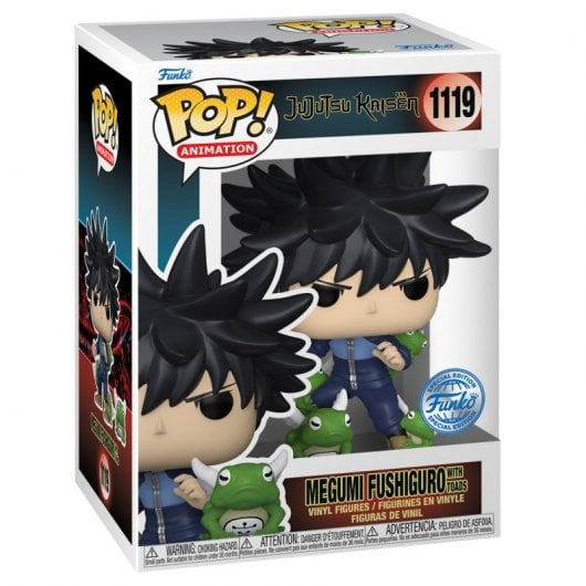 Funko Pop Jujutsu Kaisen Megumi Fushiguro con Sapos Exclusivo