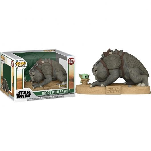 Funko Pop Star Wars O Livro de Boba Fett: Grogu com Rancor
