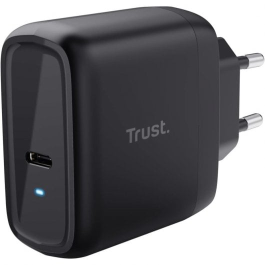 Trust Maxo Cargador USB-C de 65W 75% de Material Reciclado Negro