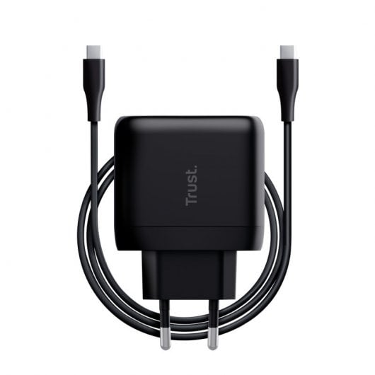 Trust Maxo Cargador USB-C de 65W 75% de Material Reciclado Negro