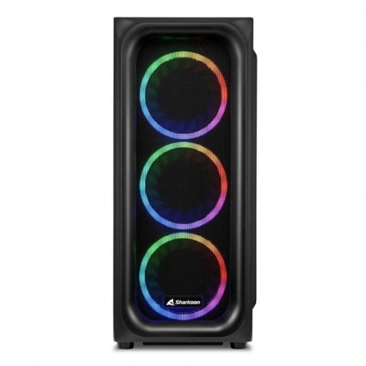 Sharkoon TK5M RGB ATX Vidro Temperado USB 3.0 Preta