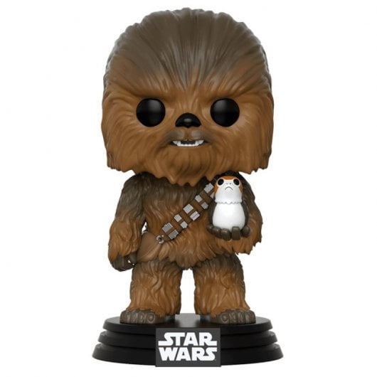 Funko Pop Star Wars E8 O Último Jedi Chewbacca com Porg