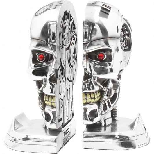 Nemesis Now Terminator 2 Sujetalibros Cabeza Robótica