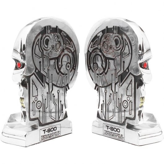 Nemesis Now Terminator 2 Sujetalibros Cabeza Robótica