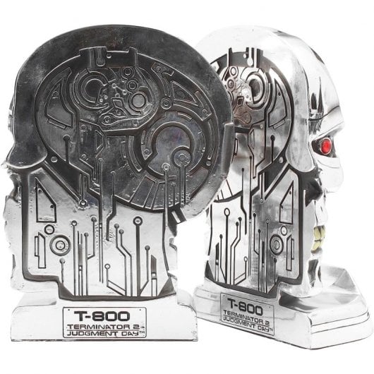 Nemesis Now Terminator 2 Sujetalibros Cabeza Robótica