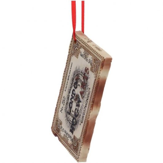 Nemesis Now Harry Potter Ornamento para Colgar Boletos de Hogwarts Express 9.5cm