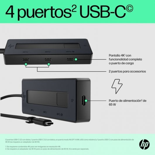 HP Concentrador Multipuerto USB-C 4K