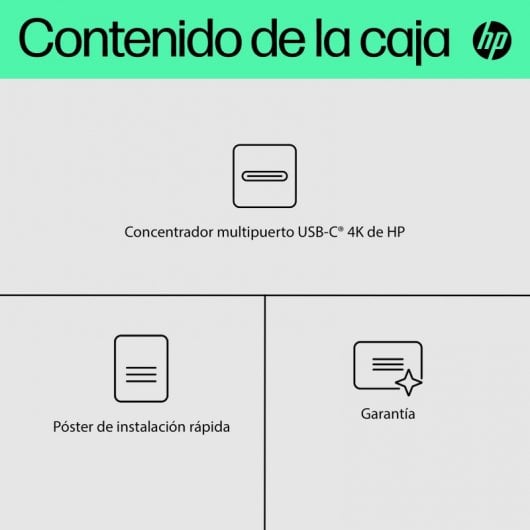 HP Concentrador Multipuerto USB-C 4K
