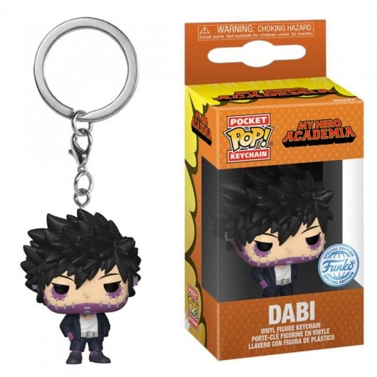 Chaveiro Funko Pop My Hero Academia Chaveiro Dabi Edição Especial