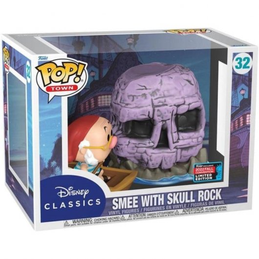 Funko Pop Town Disney Peter Pan Smee mit Skull Rock